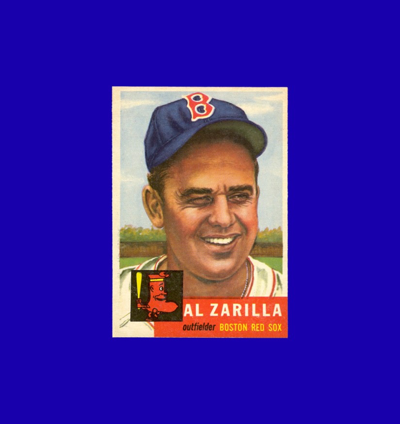 1953 Topps Al Zarilla #181 - Boston Red Sox - NM+