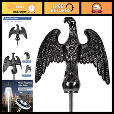 Aluminum Eagle Flag Pole Ball Topper Ornament - Finial for 20/25/30Ft Poles