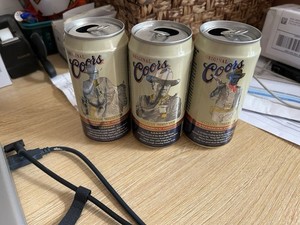 John Wayne 1997 Coors Cans Set Of 3