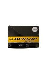 Dunlop Squash Balls - PRO - Double Yellow Dot - WSF  WSA  PSA Official Ball 12