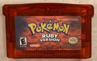 2003 NINTENDO GAME BOY ADVANCE GBA POKEMON RUBY VERSION CART AUTHENTIC WORKING