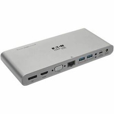 Tripp Lite U442-DOCK4-S USB-C Dock Triple 4K Display 100W PD Silver