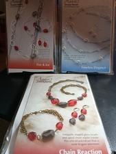 LOT of 3 Annies Simply Beads Kit of the Month Club Jewelry DIY Crafts NEW