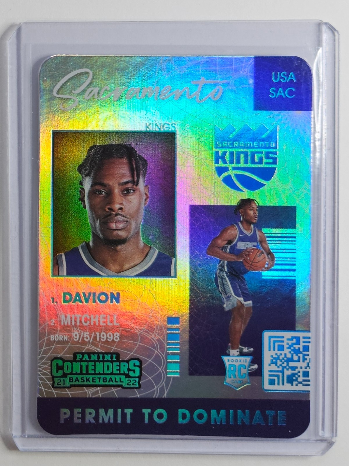 Davion Mitchell Kings 21-22 Contenders, Permit to Dominate⚡