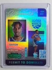 Davion Mitchell Kings 21-22 Contenders, Permit to Dominate⚡