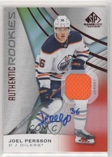 2019 Upper Deck SP Game Used Authentic Rookies Red Jersey Joel Persson Auto 09za