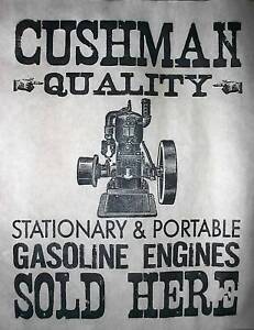 156 NOVELTY POSTER HIT /& MISS GAS ENGINE CUSHMAN SOLD HERE 11”x14”