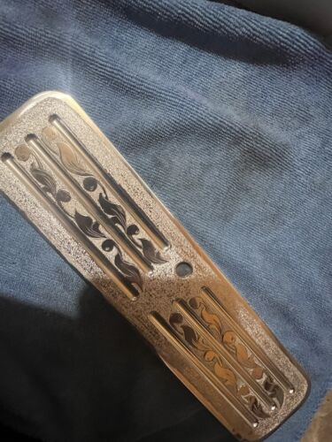 hand engraved ( REAR VIEW MIRROR ) Universal - Picture 5 of 7