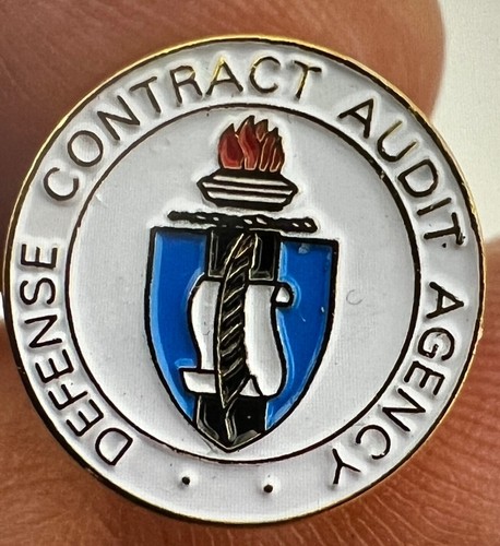 United States Defense Contract Audit Agency Pin 5/8" Diameter Rare Excellent