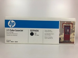 HP Q3960A BLACK Toner Cartridge New Genuine Factory Sealed HP 2550 2820  2840 | eBay