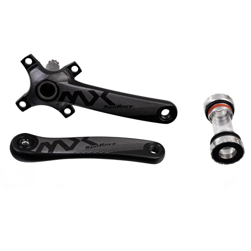 Guarnitura monocorona MTB SUNRACE FCMX00 con movimento BSA Guarnitura monocorona MTB SUNRACE FCMX00 con movimento BSA