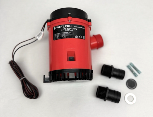2200 GPH, 12V, Johnson Heavy Duty, Submersible Bilge Pump - Bild 3 von 10