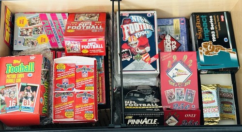 Football Sports Cards Variety Lot of 6 Unopened Packs years 1988-2024 - Bild 6 von 7