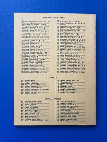 Wagner - Valkyrie : Wotan's Farewell & Fire - Eulenburg Mini Study Score PB VG+ - Picture 2 of 6