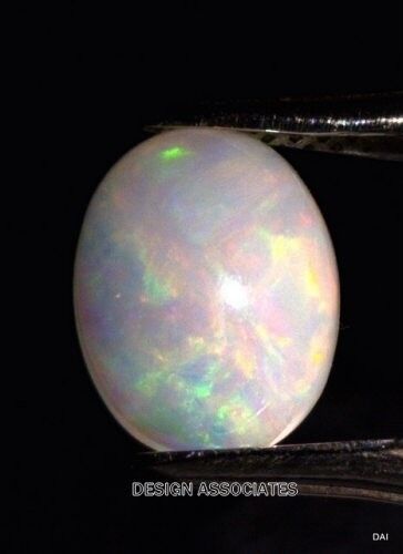 OPAL 9x7 MM OVAL CABOCHON VIBRANT COLOR ALL NATURAL - Picture 1 of 1