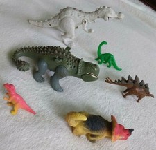 Toy Dinosaurs Lot of 7 Mixed Sizes