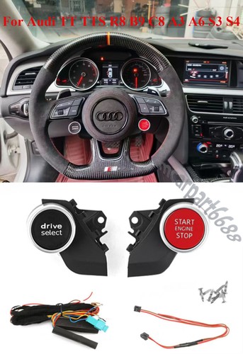 For Audi A7 RS4 S4 A6 S5 B9 C8 RS6 Start Stop Switch Keyless Push Button Engine - Picture 9 of 9