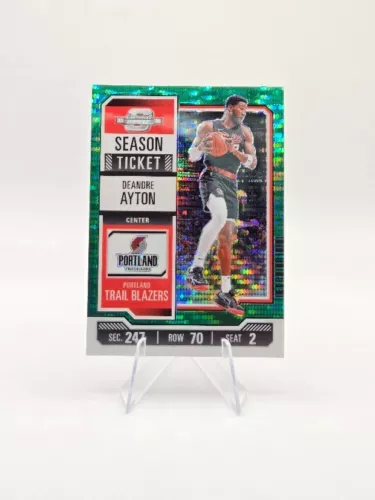 DeAndre Ayton 2023-24 Panini Contenders Optic Green Pulsar SP /25 #98