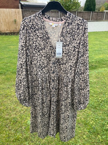 BODEN Button through jersey dress size 10 long rope,petal bloom -B23A - Picture 5 of 7