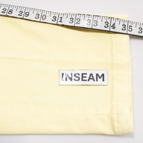 Jeans Marco Pescarolo nuovi con etichette misto cotone 5 tasche taglia 50 (34 US) in giallo tinta unita - Foto 6 di 19