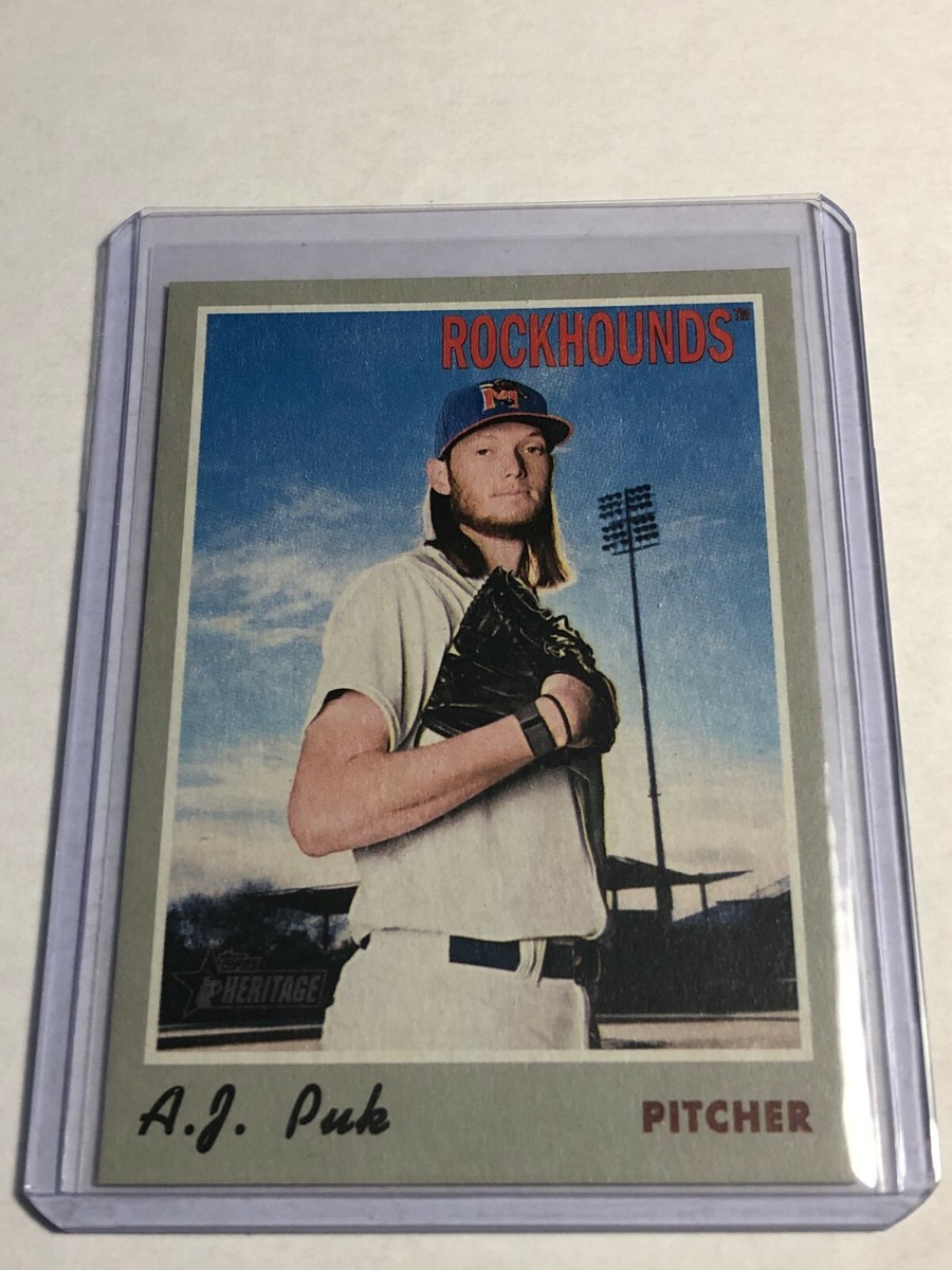 2019 Topps Heritage Minor League Flip Stock A.J. Puk #47
