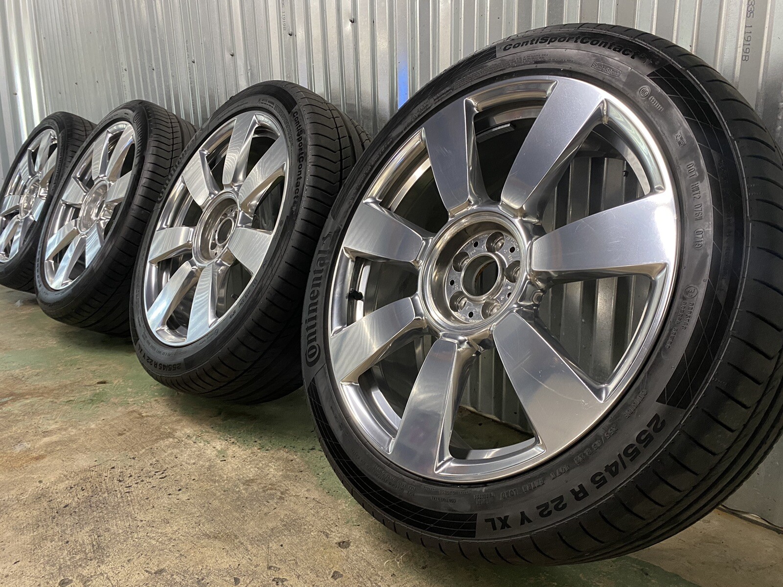 🔥 GENUINE ROLLS ROYCE CULLINAN 7 SPOKE FULL POLISHED  WHEELS OEM FACTORY 🔥