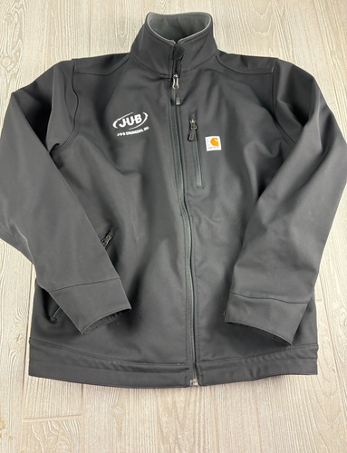 Carhartt Jacket Men’s Softshell Black Zip Up Jacket Coat Size XL