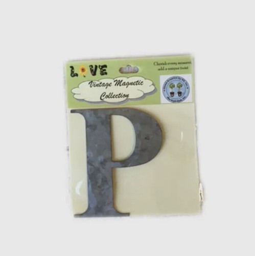 Kraft Klub 3.5” high Galvanized Silver Metal Magnetic Letters A-Z - 第 19/27 張圖片