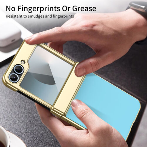 Per Samsung Galaxy Z Flip 6 5 4 3 custodia cerniera antiurto con protezione schermo - Foto 9 di 67
