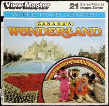 Canada s Wonderland 1981 Amusement Ontario Canada 3d View-Master 3 Reel Packet