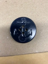 Original  Rothco Navy Blue Peacoat Buttons With Anchor Design - 144 Per box