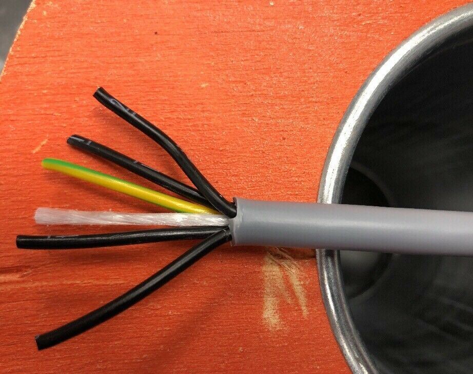 3183Y PVC-Kabel 3-adrig, 1,5 Mm², 15 A, Weiß, 5 M - Flexibles Installationskabel Für Haushaltsgeräte & Elektroinstallation