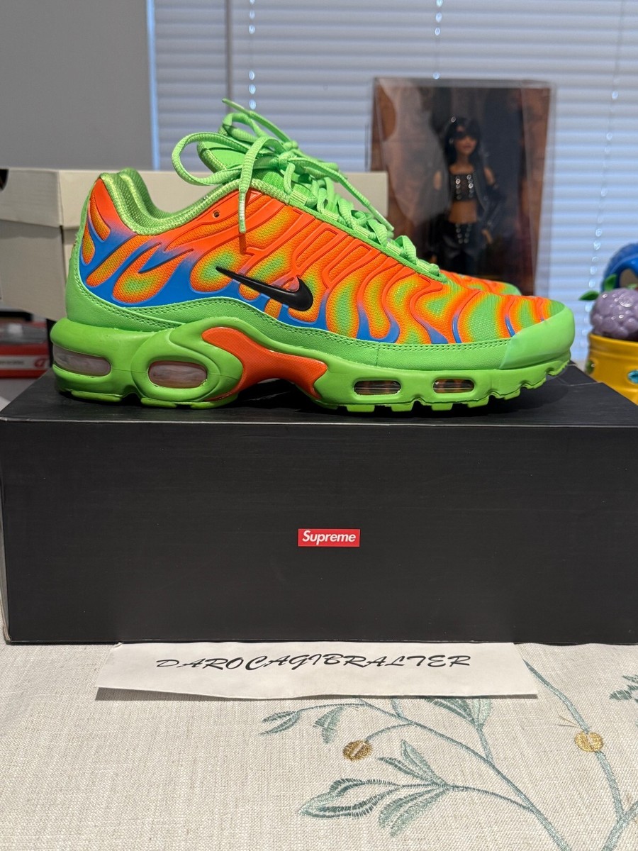 Size 9.5 - Nike Supreme x Air Max Plus TN Mean Green for sale