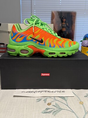 Size 9.5 - Nike Supreme x Air Max Plus TN Mean Green for sale