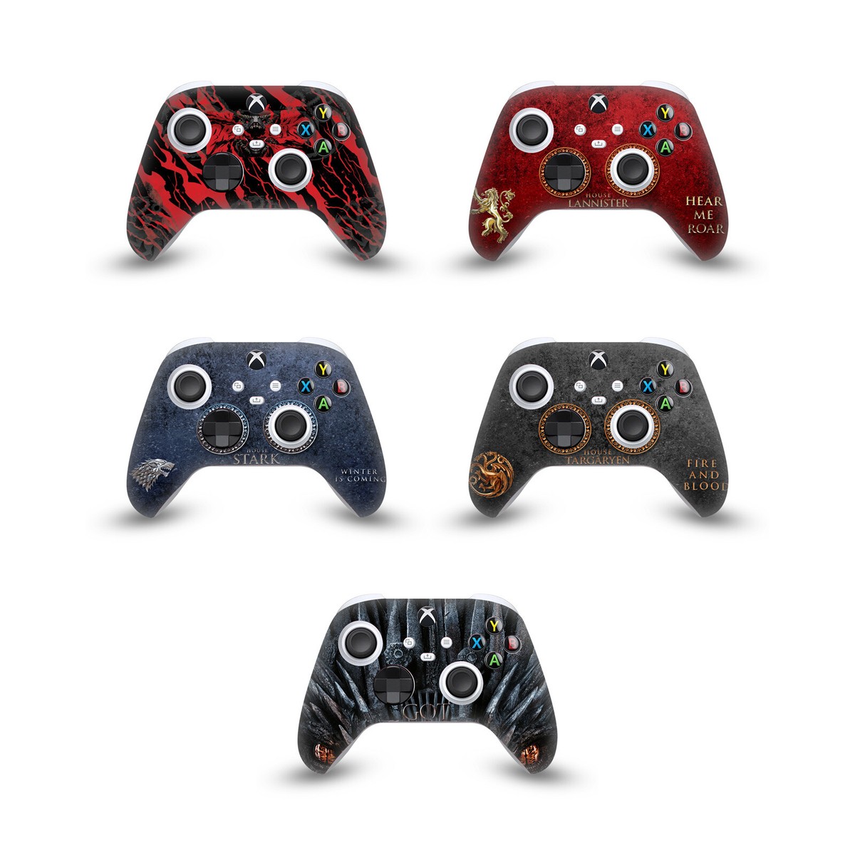 GAME OF THRONES SIGILS GRAPHICS VINYL SKIN XBOX SERIES X SERIES S  CONTROLLER