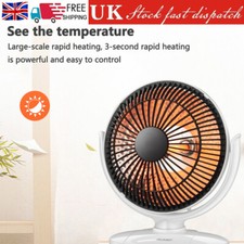 200W Portable Mini Electric Heater Fan Winter Air Warmer Silent Desk Home Office
