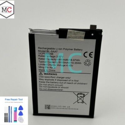 NEW Replacement Battery For Tecno BL-5AAT 1ICP5/66/98 4900mAh 3.87V TOOLS