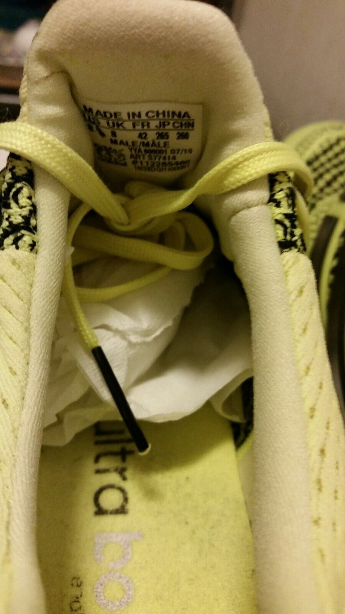 Adidas Ultra Boost 1.0 EH1100 Size 8.5 Solar Yellow | eBay