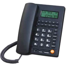 Corded Telephone Landline Telephone Big Button Phones with Caller Identification