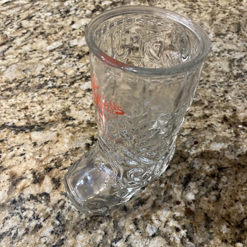 Vintage Libby Boot Glass - Myrtle Beach - Texans Steak Ranch - 6.5” - Canada - Picture 4 of 12