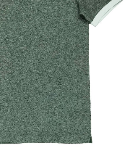 Men's G-STAR / G RAW Heather Green Logo Cotton + Pique Polo Shirt XLarge XL NWT - Picture 3 of 5