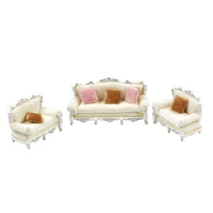 1 25 European Style Sofa Models With Pillows Diorama Wargame