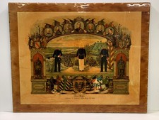 Vintage German Memorial Print WW1 for 169th Regiment, Friedrich III, Wilhelm I