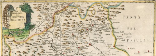 Map "Carta Geografica Del Territorio Trevigiano" (Veneto-Italy) Cepparuli, 1740 - Picture 4 of 7