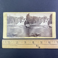 Goodrich Falls Bartlett New Hampshire Stereoview N.W. Pease Antique c1870 Y8115