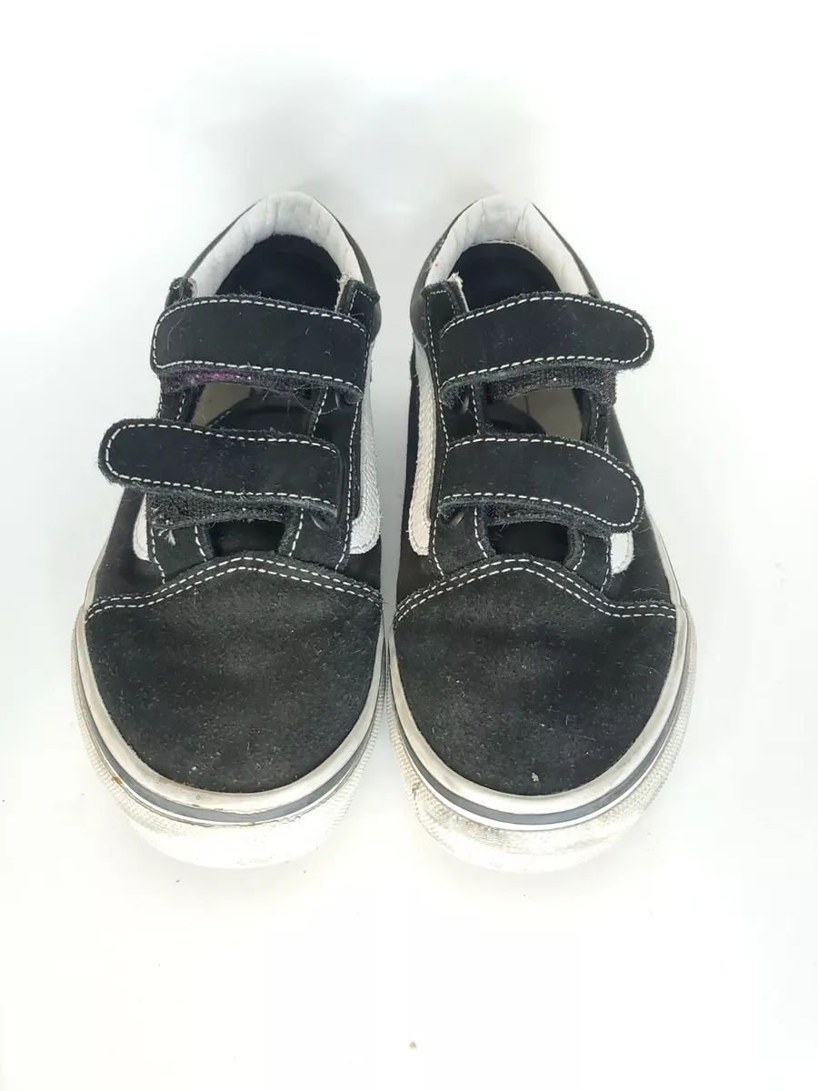 Vans Old Skool Size 3 Youth Black w White No lace