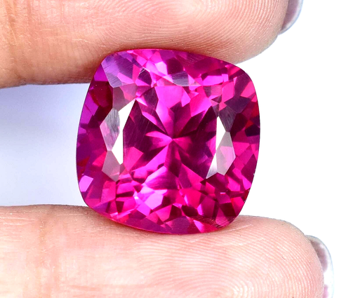 Rubis Trapiche Naturel De Birmanie - 26.20 Carats, Certifié AGSL, Pierre Ronde Translucide