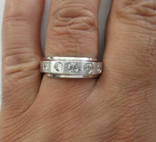 14K Gold Diamond Wedding Band Diamond 2/3 Carat F-VS2  10.30 Grams Value 6,500