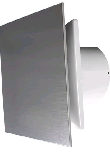 !!!! Extractor Fan SILVER Humidity + Timer, Quiet Wall/Ceiling Ventilation!!!! - Picture 1 of 5