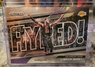 LeBron James 2018-19 Panini Prizm Get Hyped! #4 Lakers
